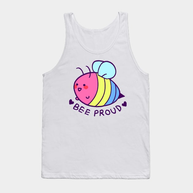 BEE proud: pansexual flag Tank Top by strasberrie